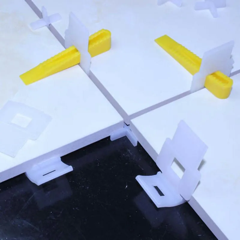 700pcs leveler spacer snap to attach ceramic tile adjuvant tool  tile leveling system tile spacers construction tools wall tiles
