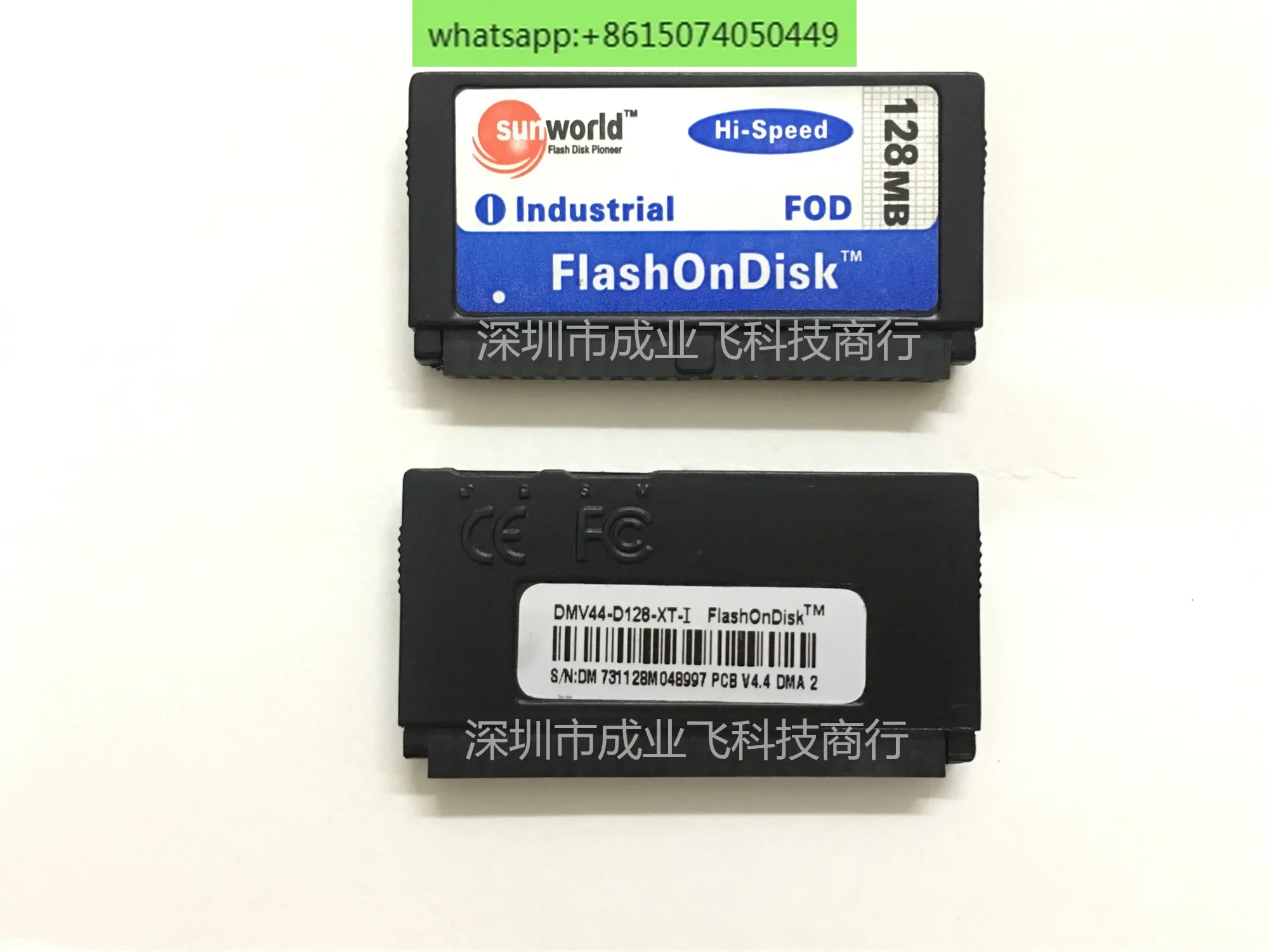 

Многомодовая карта Sunworld FlashOnDisk 128 МБ44-контактный твердотельный накопитель IDE Электронный жесткий диск DOM