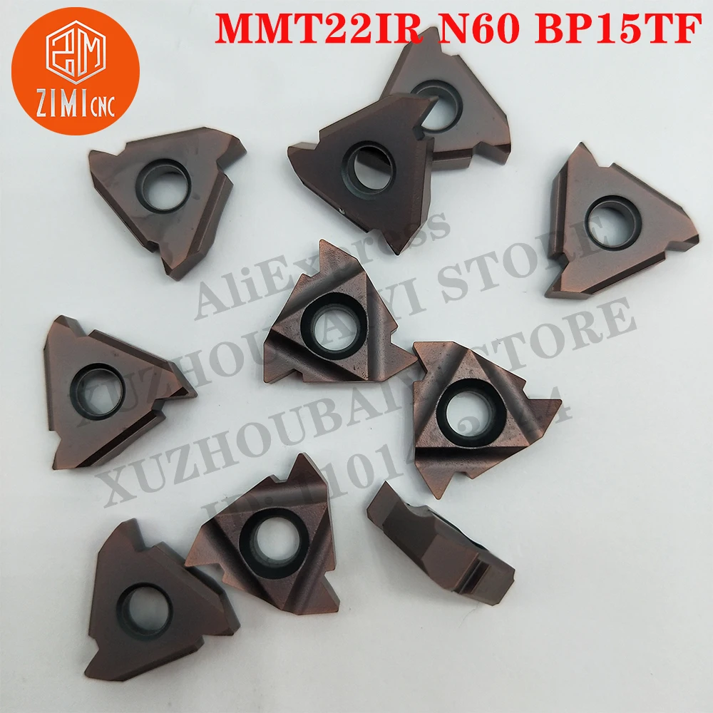 MMT22IR N60 BP15TF MMT22IR N60 Thread Turning Tools Insert CNC Tools Turning Inserts mechanical Cutting Thread Metal Lathe Tools