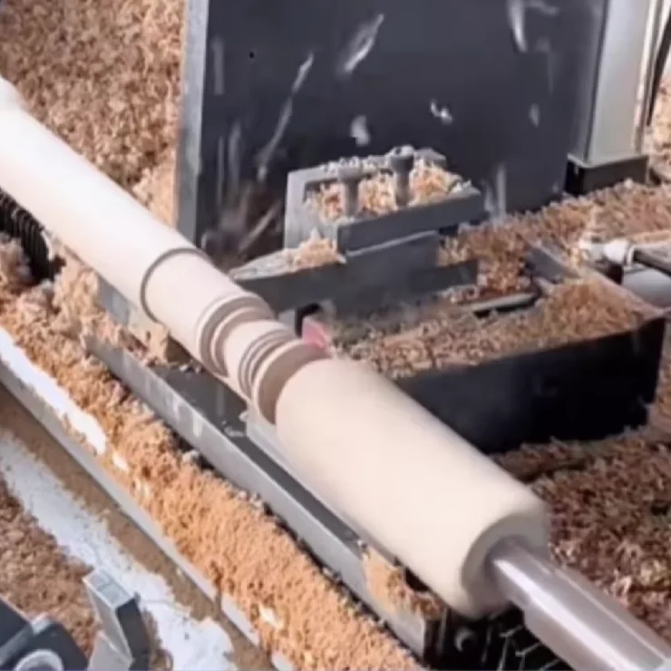 Furniture Legs Woodworking CNC Wood Carving Turning Machine CNC Wood Lathe Multi Function Automatic Feeding