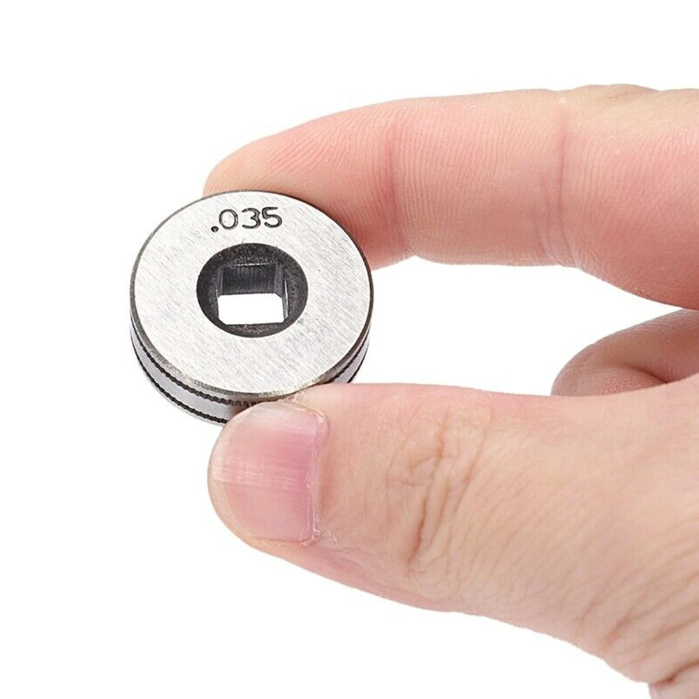 เครื่องเชื่อม Mig ลวดฟีดไดรฟ์ Roller 9 มม.เส้นผ่านศูนย์กลางภายในเหล็กม้วนล้อชุด 25 มม.เส้นผ่านศูนย์กลางภายนอก 0.8-0.9 มม./.030 เครื่องมือเชื่อม