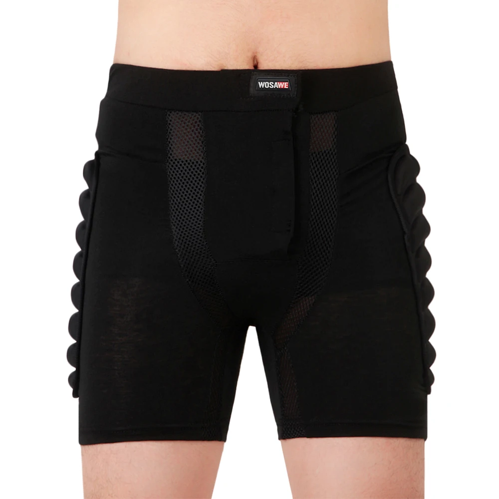 Wosawe unissex eva extrema esportes ao ar livre esqui skate snowboard proteção protetor de esqui patinação protetora quadril acolchoado shorts