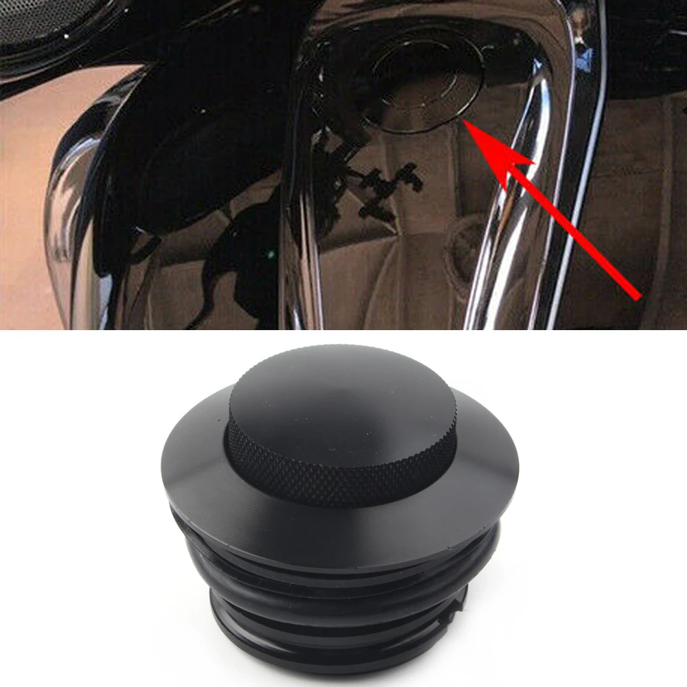 Motorcycle Flush Pop Up Reservoir Gas Cap Vented Fuel Tank Cover For Harley Road Street Glide FLTRX FLTR FLHX FLHXS 1982-2010