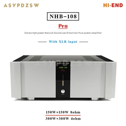 HI-END 108P NHB-108 Pro Stereo Hgh power Natural Sound Low Distortion Pure power amplifier 150W--300W 4--8ohm