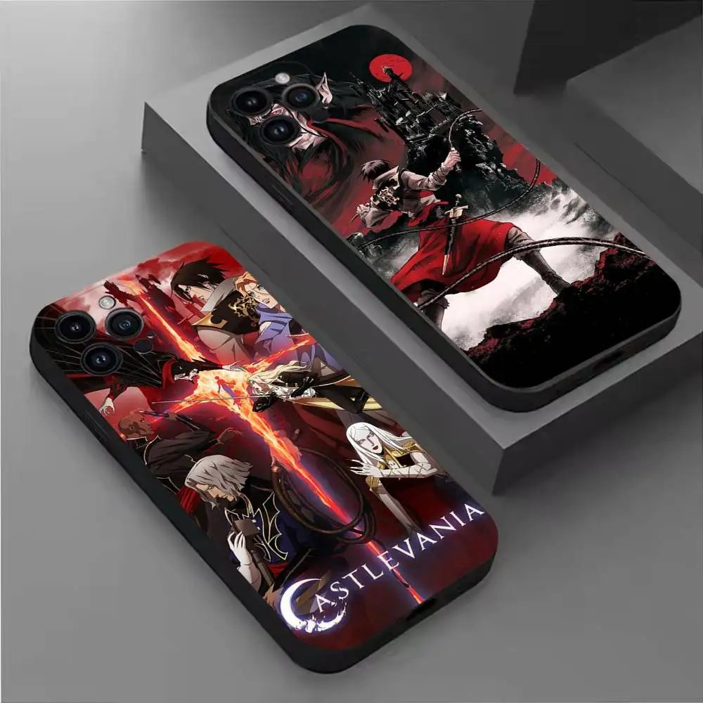 

C-Castlevania G-Game Phone Case For iPhone 17,16,15,14,13,12,11 Plus,Pro Max,XS,X,XR,SE,Mini,8,7,Soft Silicone Black Cover