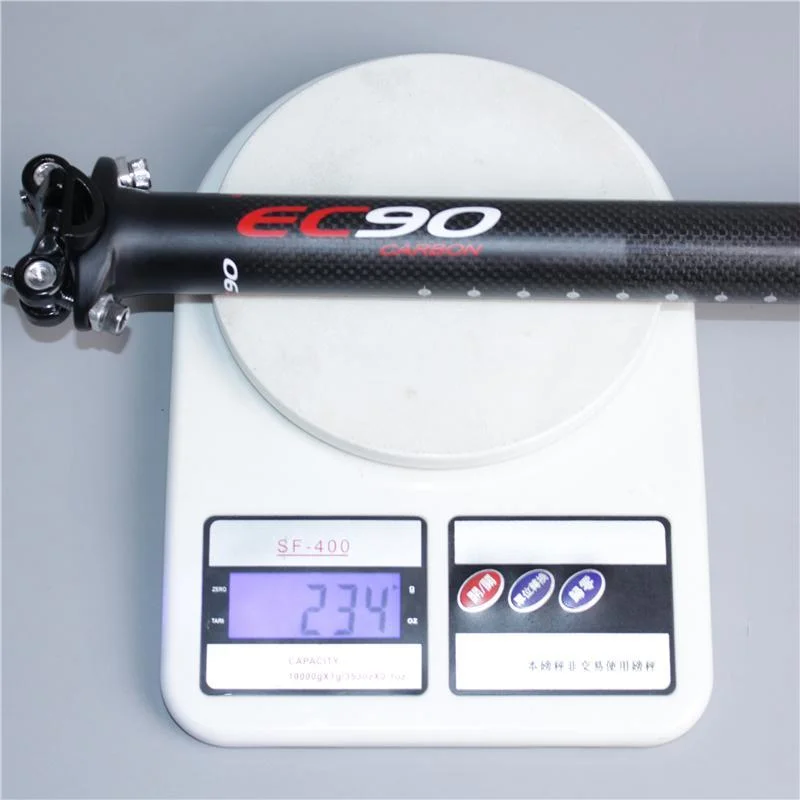 EC90 Carbon Seatpost Road Mountain Bikes Ultralight Carbon Fiber Seat Post 27.2/30.8/31.6mm Seat Tube 350/400mm Cycling Seatpost