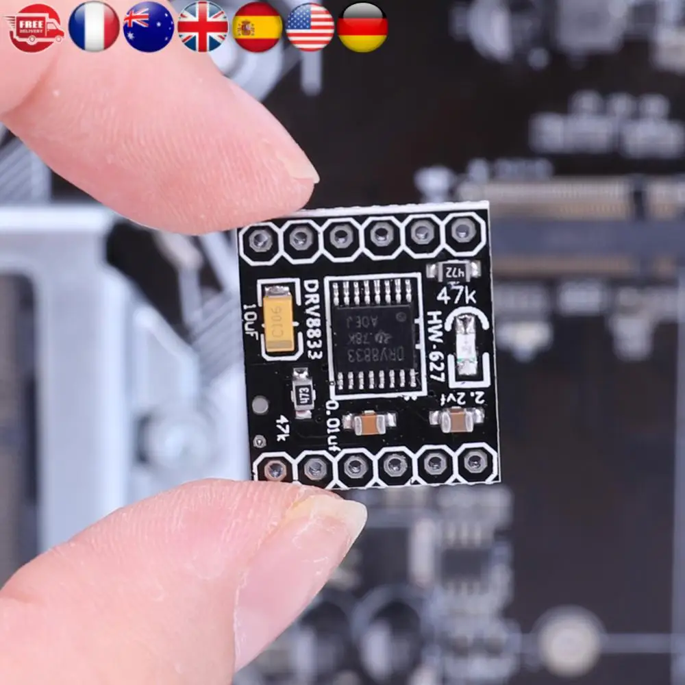 Driver del motoriduttore CC Buona dissipazione del calore Driver del motore passo-passo silenzioso 1.5A Scheda controller a ponte H singolo per Arduino