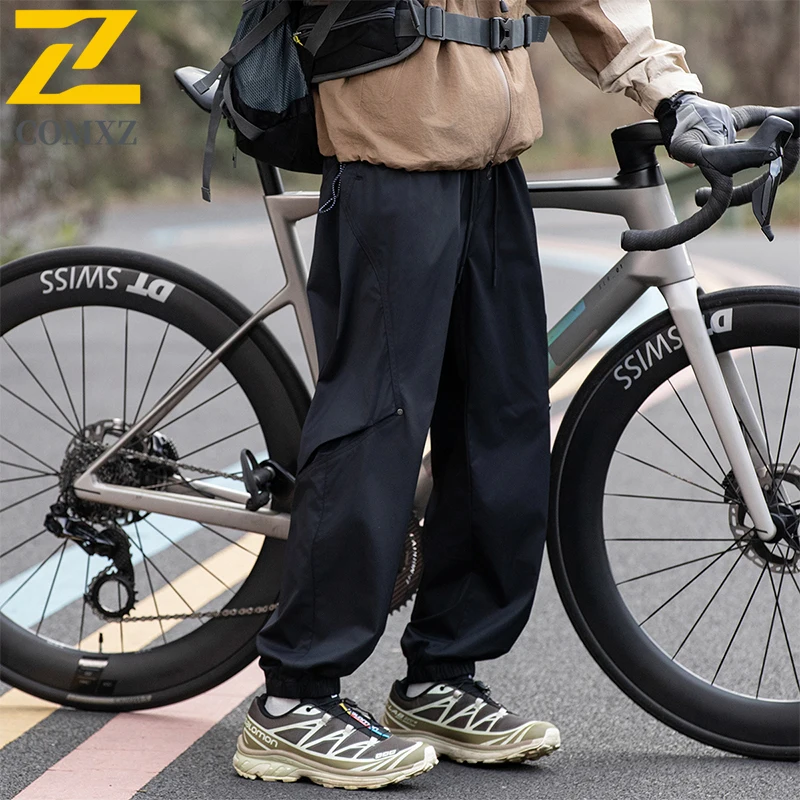 Men's Casual Pants New Autumn Trendy Wrinkle Resistant Lightweight Trousers Outdoor Cycling Climbing Wear Resistant Cargo Pants