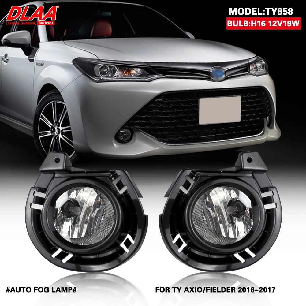 

Car Daytime Running Lights DRL For Toyota Corolla Axio/Fielder 2015 2016 2017 Front Bumper Fog Lamp 12V Wire Switch