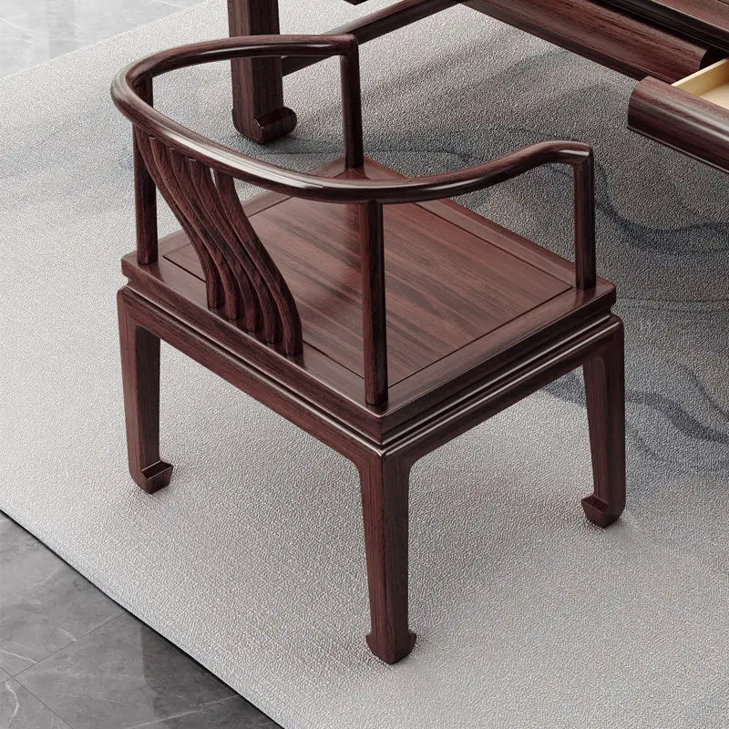 Nuevo Escritorio chino de ébano, escritura de estudio de madera maciza para adultos