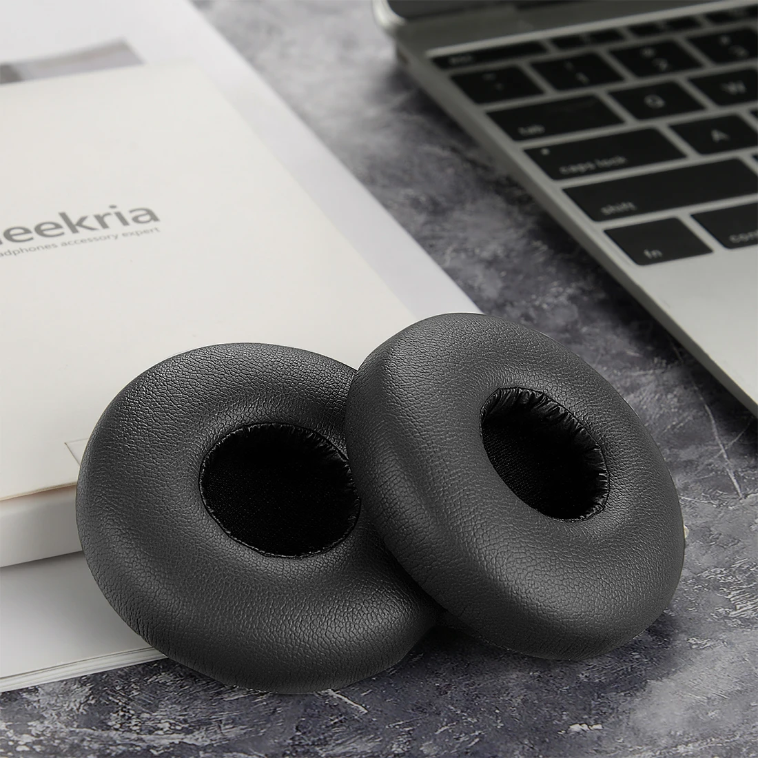 Geekria-AKG N60NC 무선 헤드셋용 이어패드, 교체용 헤드폰, 단백질 가죽, 이어 패드 커버 쿠션, 폼 이어머프