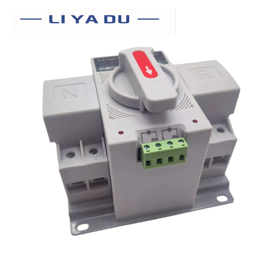 2P 4P 63A -32A  MCB type automatic ats dual power transfer switch Transfer Switch 4P Power Transfer Switch Circuit Breakers 380V