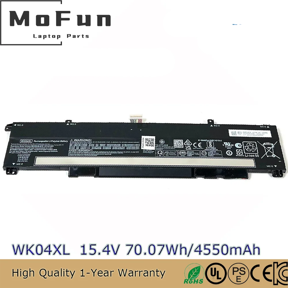 

Оригинальный аккумулятор для ноутбука WK04XL 15,4 В 70,07 Втч для HP Victus 16-D 16-E M38822-171 M39179-005 M38822-AC1 HSTNN-IB9V