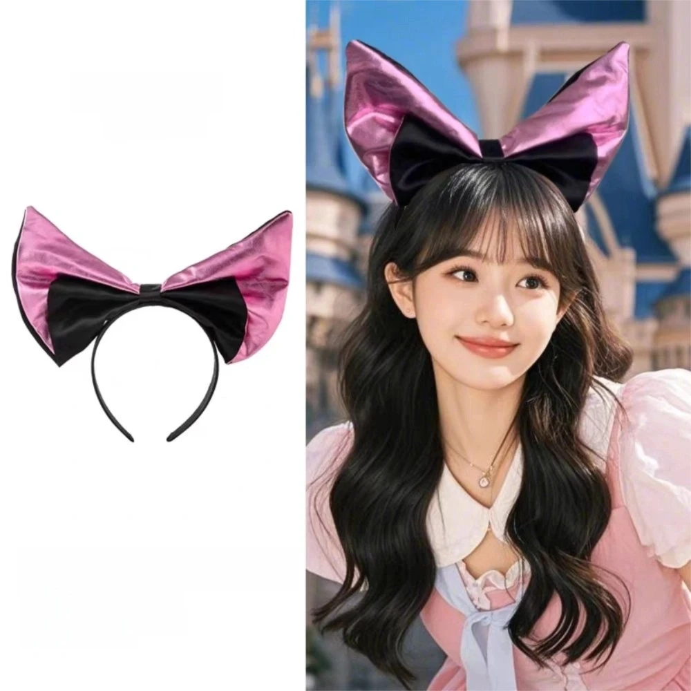 

Elegant Sweet Bowknot Headband Satin Temperament Lolita Hair Band Hair Accessories Lovely Cosplay Hair Hoop Makeup Hairband