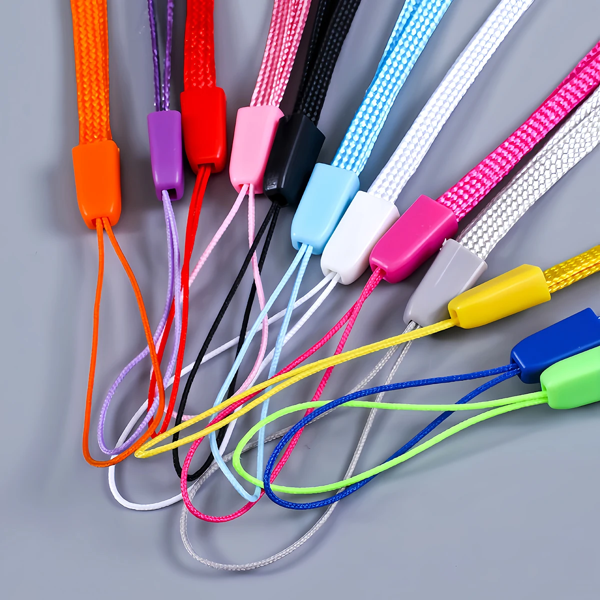 10-30 Stück Nylon-Lanyard Handgelenkband Kabelhalter für Schlüsselanhänger, Kamera, Selfie-Stick, Handy, USB-Stick, Universelles Seilzubehör – Detail 4