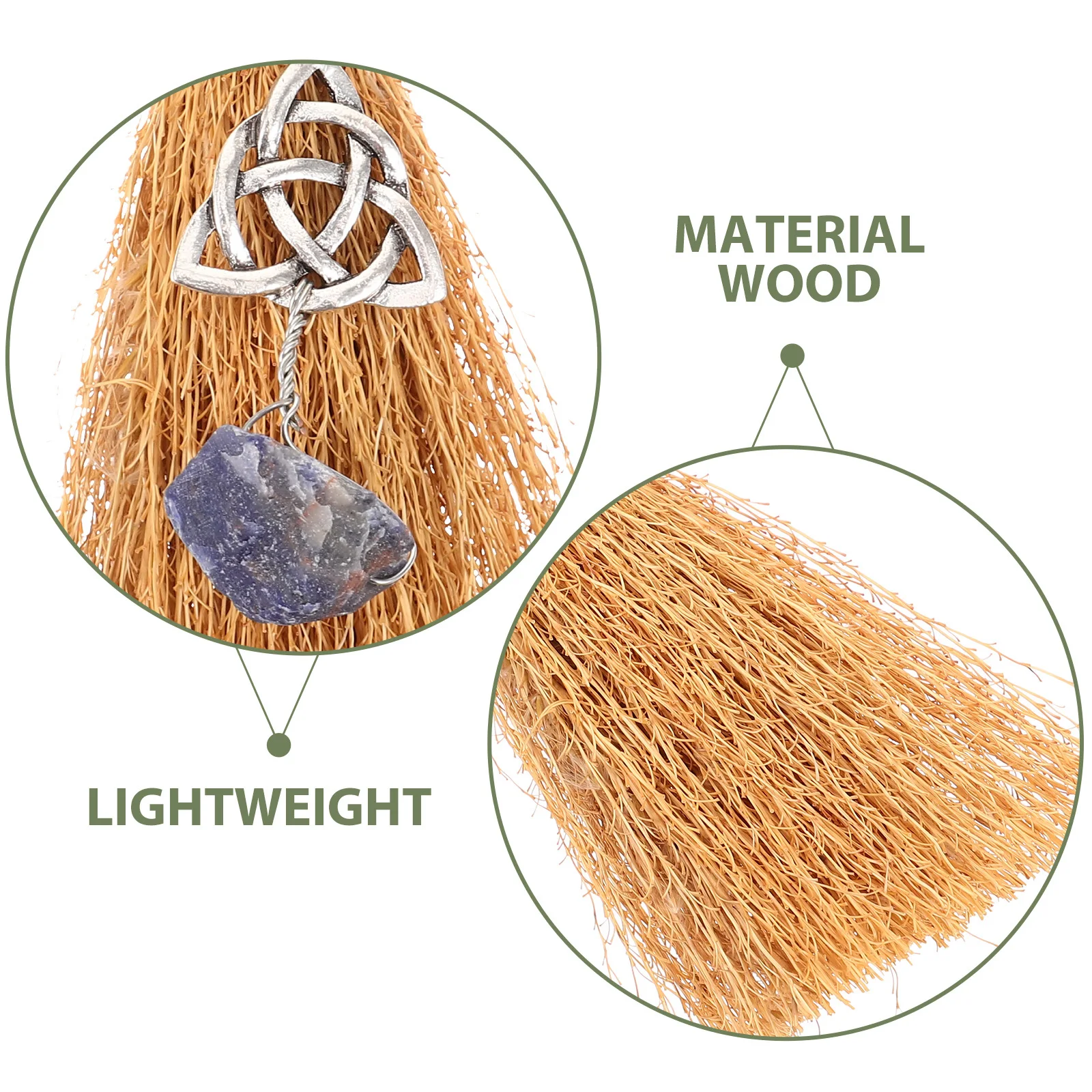 مكنسة صغيرة الدعامة هالوين الساحرة ديكور زي إمدادات الحفلات كابينة تصوير ملحق مكنسة صغيرة زخرفة لتزيين المهرجان #1