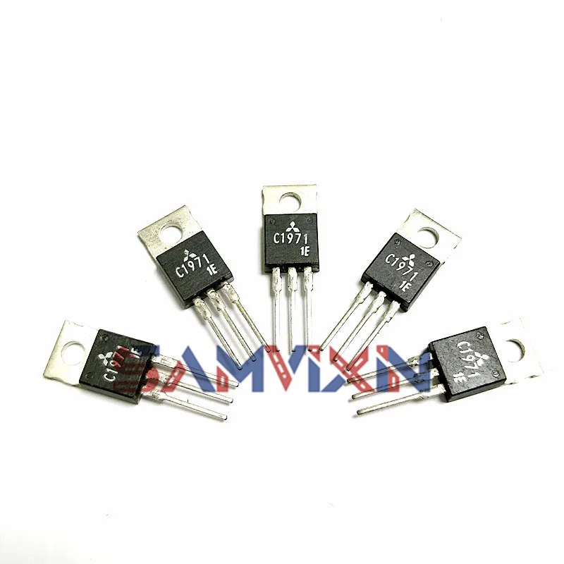 2SC1971 C1971 (10 pés) TO-220 NPN RF Power Transistor bipolar, original em estoque
