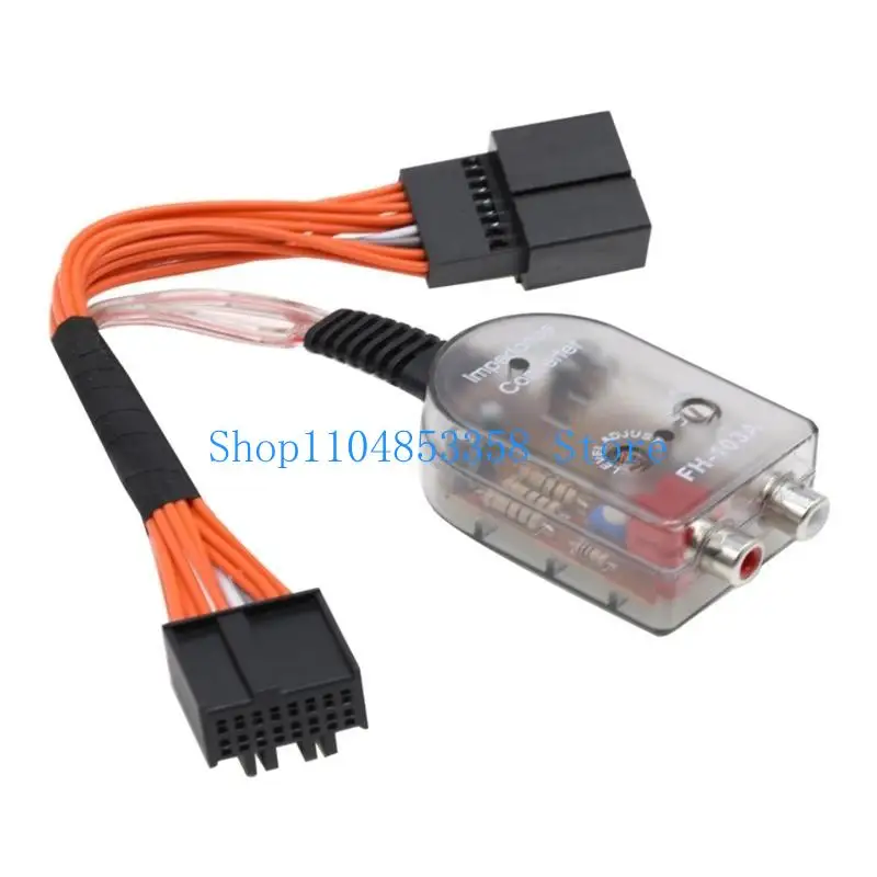 652F Vehicle Sound Amplification Wire Harness Cable Connector For Enhancing Car Radio Experience Improved Bass Performances