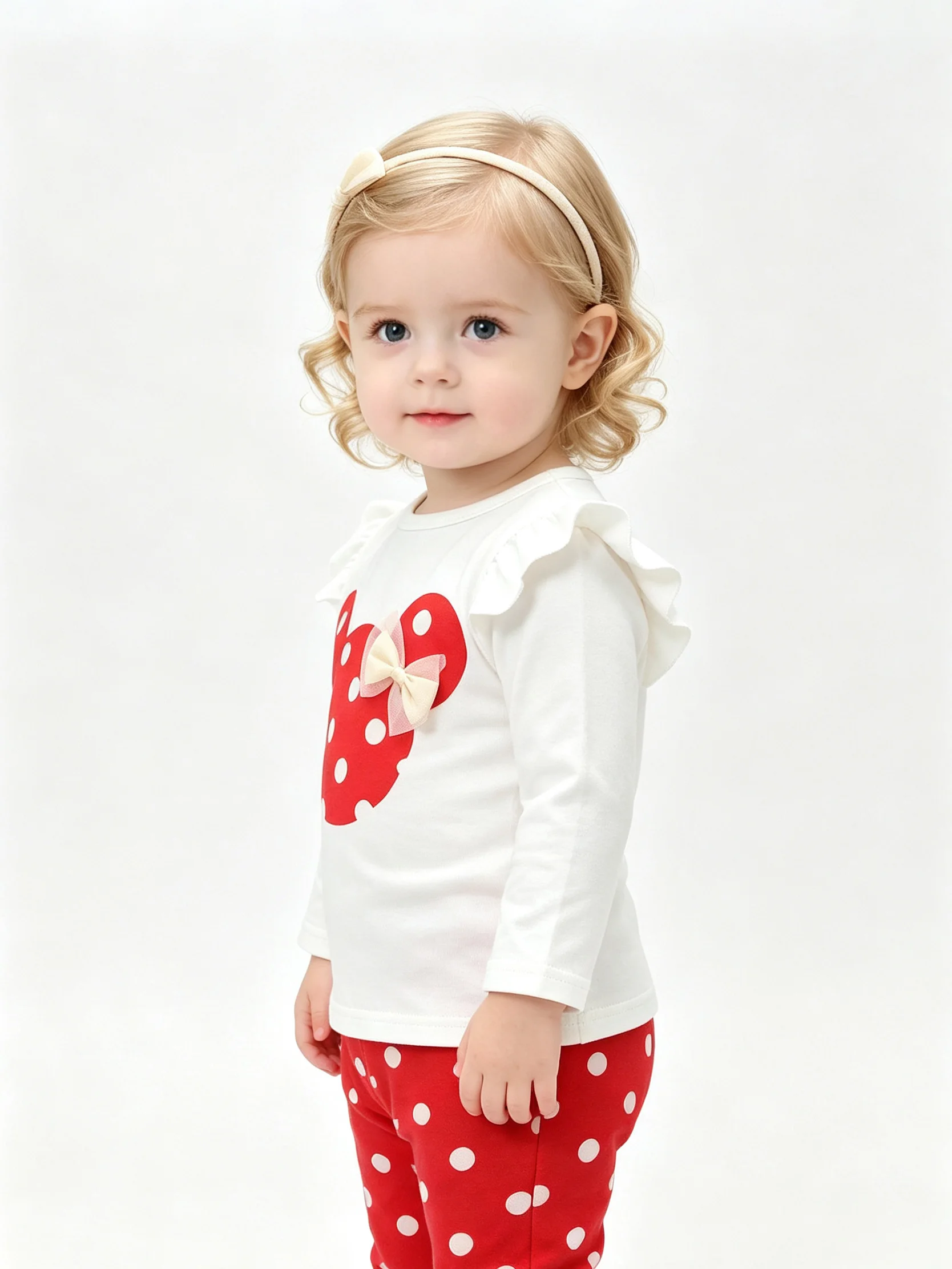 Herbst-Frühling Baumwoll-Mädchenkleidung Bestseller Niedlicher Langarm-Cartoon-Tier-Babyanzug Rundhals-Kleidung+Hosen-Set – Detail 7