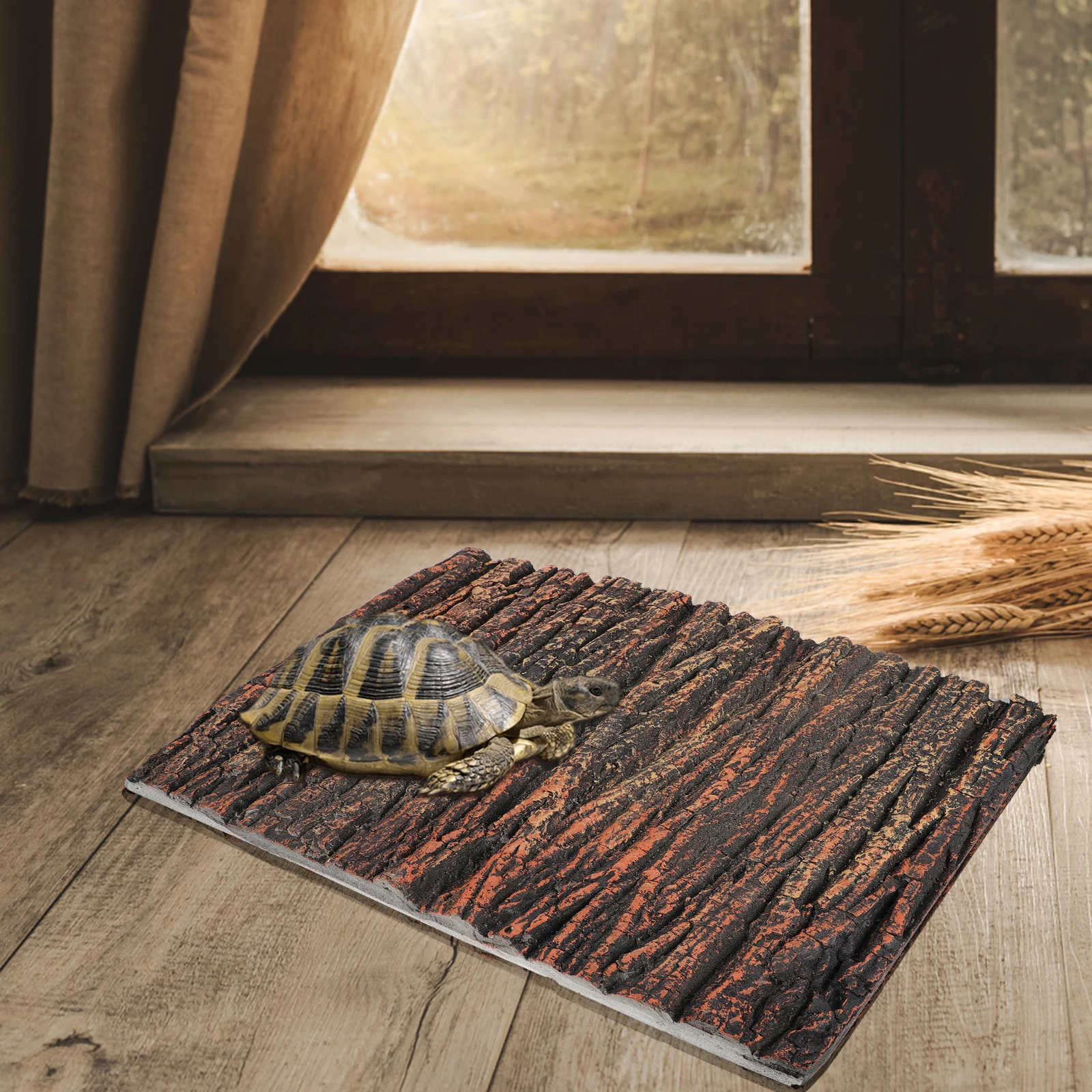 

Premium Simulated Rock Plate for Fish Tank Aquarium Decor Long Lasting Background Board Lifelike Details L scape Props Pet