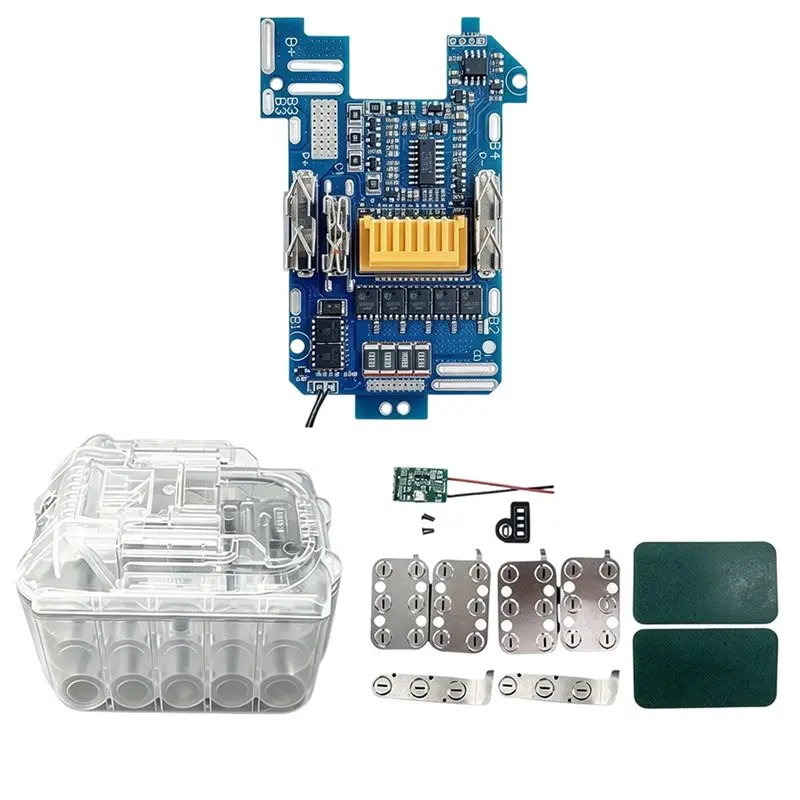 IALJ-For 15X18650 Battery Case 7MOS Li- Battery Protection Board For BL1830-1860 Power Tool Accessories