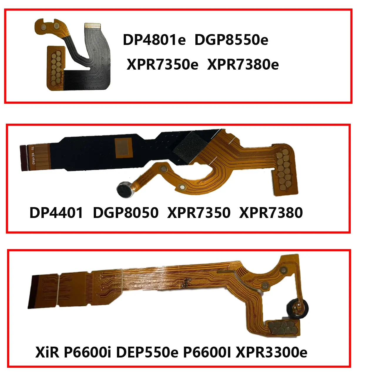 Запасные части кабель для наушников PF000917A01 для MOTROLA DP4801e