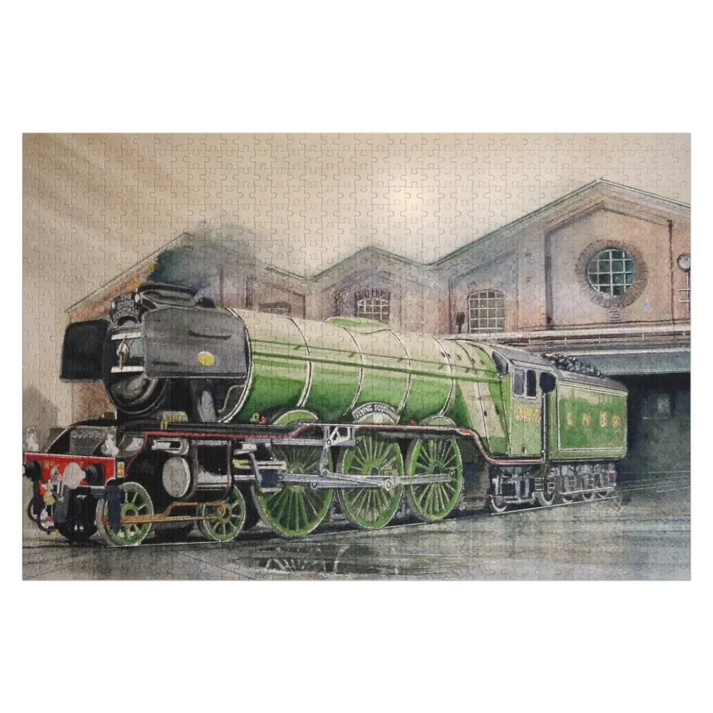 The Flying Scotsman JIGSAW Jigsaw Puzzle With Personalized Photo Christmas Toys Personalized Name Puzzle