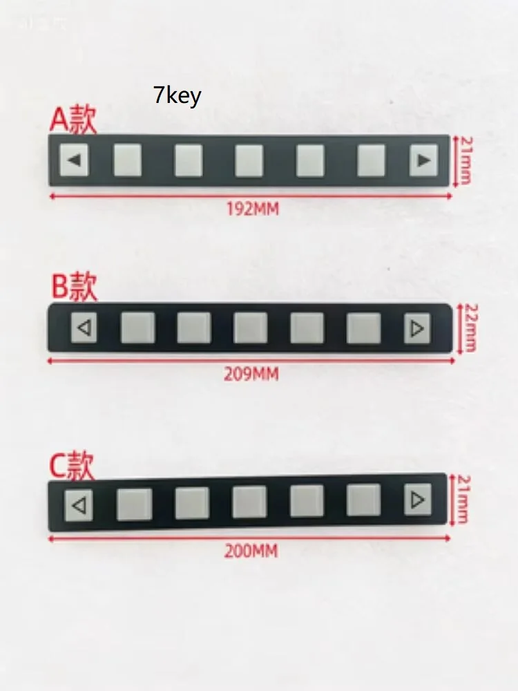 CNC OI-TC/MC Membrane Keypad Buttons A86L-0001-0298 A98L-0005-0252 for Fanuc Machine Operator Panel 7 Key Or 12 Key