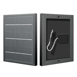 Glass Solar Panel Painel solar de vidro impermeável, carregador para luz doméstica, mini células, saída de alta eficiência, 3W, 7,5 V, tamanho 185x135x17mm