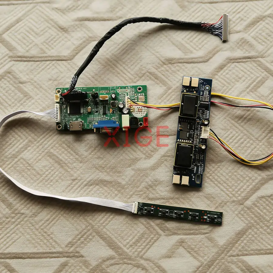 

Display Drive Controller Board Fit LTM170E4 LTM170E6 LTM170E8 LTM170E5 1280x1024 30 Pins LVDS 4-CCFL 1280*1024 VGA+HDMI Kit DIY