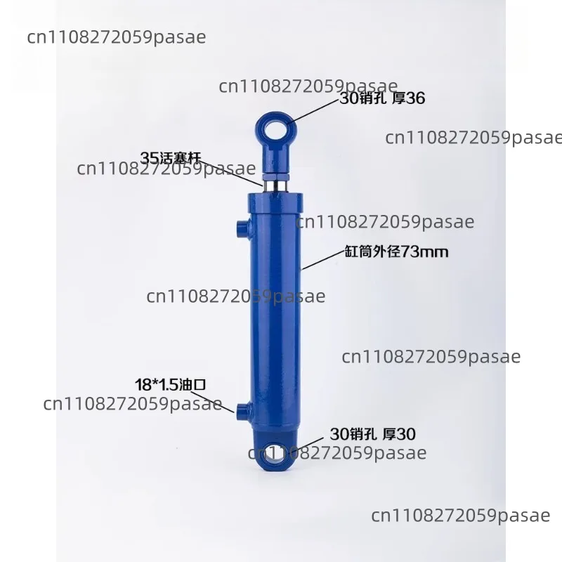 3-ton and 5-ton Hydraulic Cylinders Bidirectional Lifting Small Hydraulic Power Unit Wood Splitter Accessories