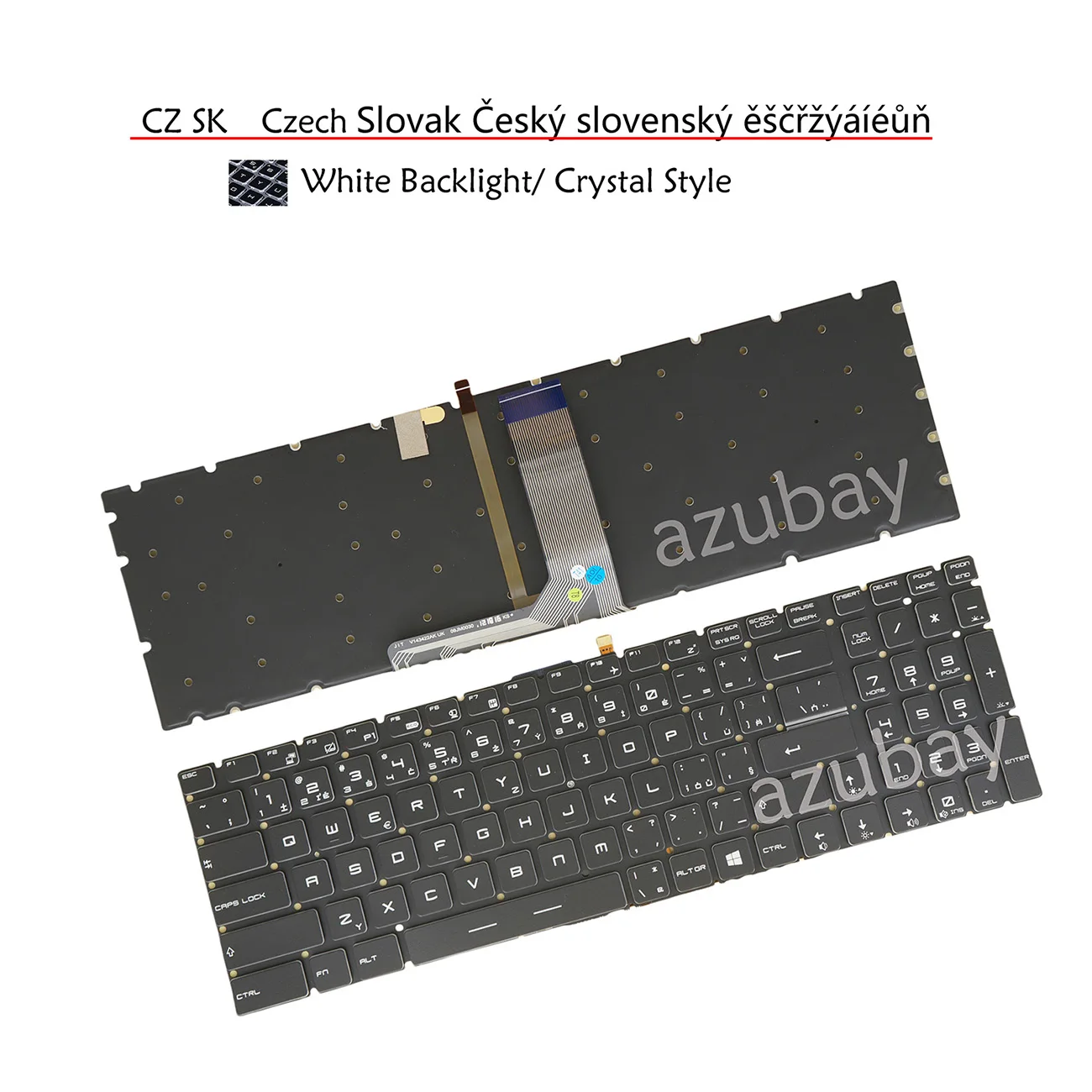 Czech Slovak Laptop Keyboard For MSI GS60 2PC 2PE 2PM 2QC 2QD 2QE 6QC 6QD 6QE Ghost Pro, GS70 2PC 2PE 2QC 2QD 2QE Stealth Pro