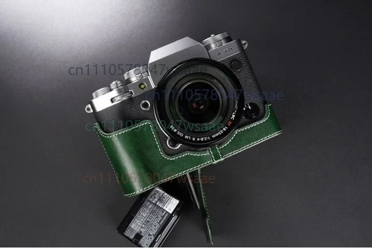 1pcs Camera Half Case Insert Retro Cover for Fujifilm XT4 Genuine Leather Handmade