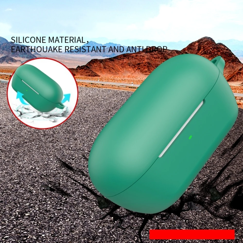 

for Sony WF-C710N Headphone Protective Case with Hook Shockproof and Dustproof Sleeve Dark Blue Red Dark Green White