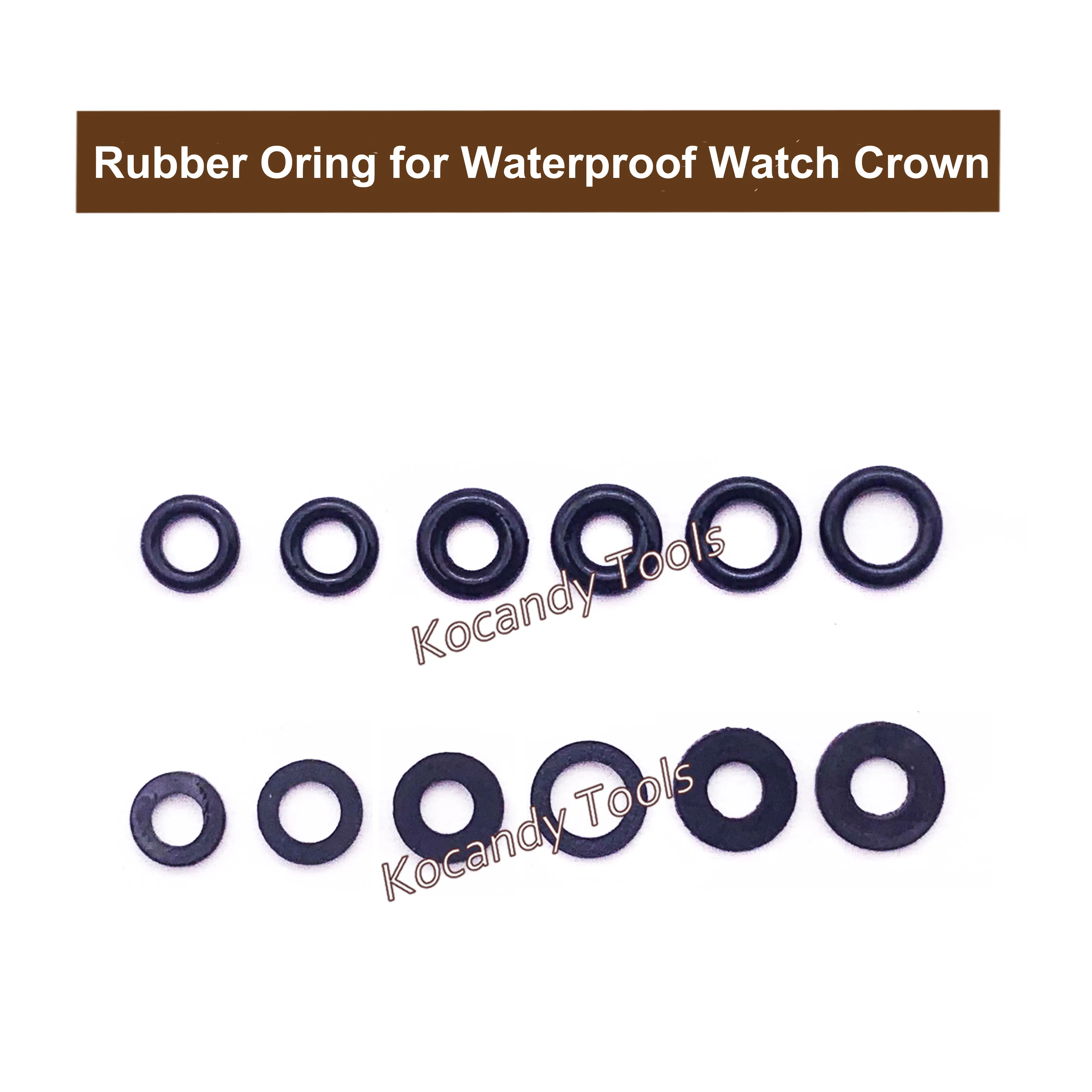 12 Size Watch O-Ring GASKET set for Watch Crown Parts of Waterproof Watches Watchmaker's Repair Set Tool Kit Herramientas