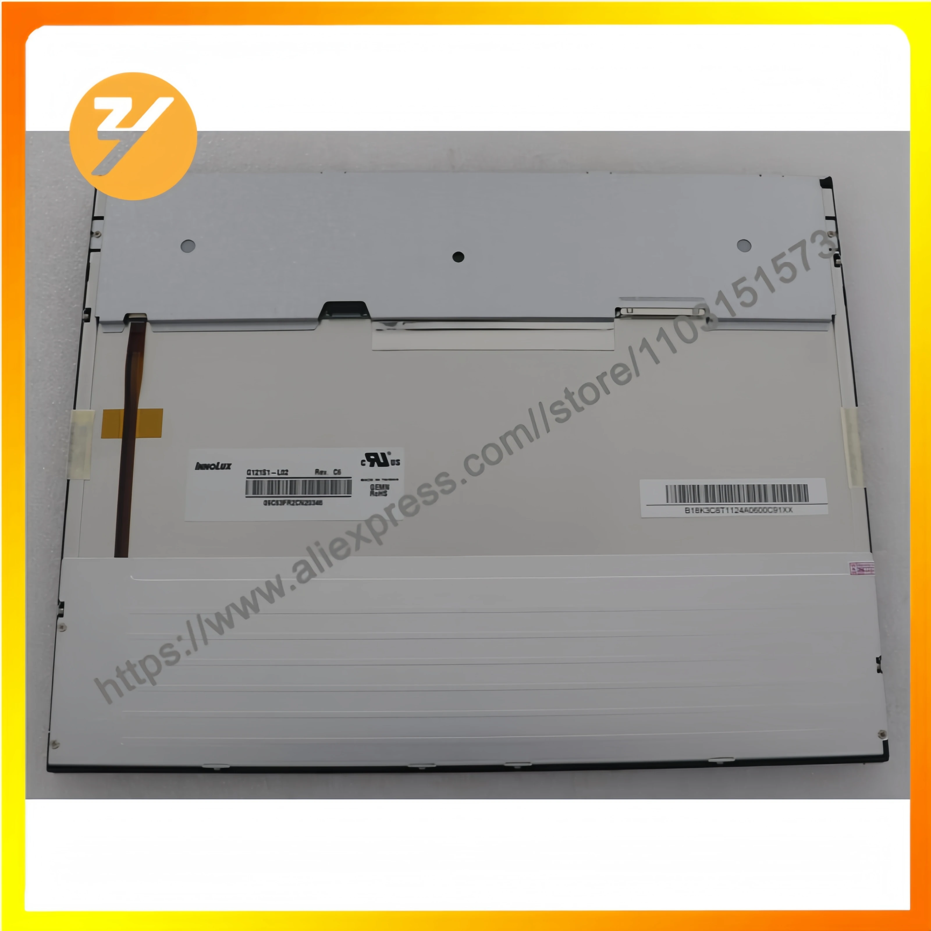 Panel LCD Kelas Industri Baru 12.1 inci G121S1-L02 Rev.C6 Layar LCD Pengiriman Cepat Pasokan Zhiyan