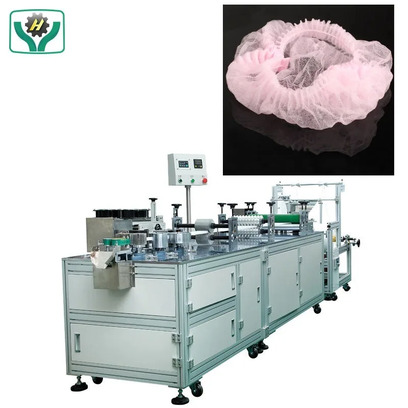 【Smart】Automatic Disposable Medical PE Nonwoven Bouffant Strip Shower Workshop Mop Cap Head Cover Making Machine New