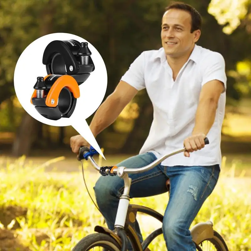 Bicycle Bell Aluminum Alloy Hide MTB Bells Mini Adults Bike Horn Loud Sound Effortless Dialing Bell For Scooter Youth Bike