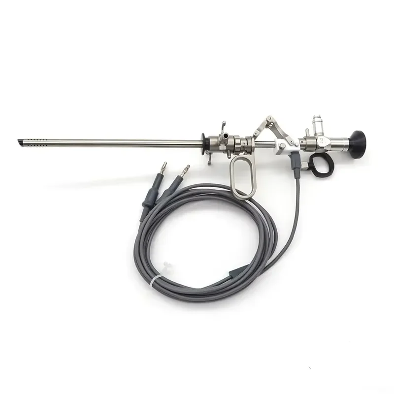 4 mm 12 Degree Resectoscope Set Bipolar Lock Urology Resectoscope With Working Element