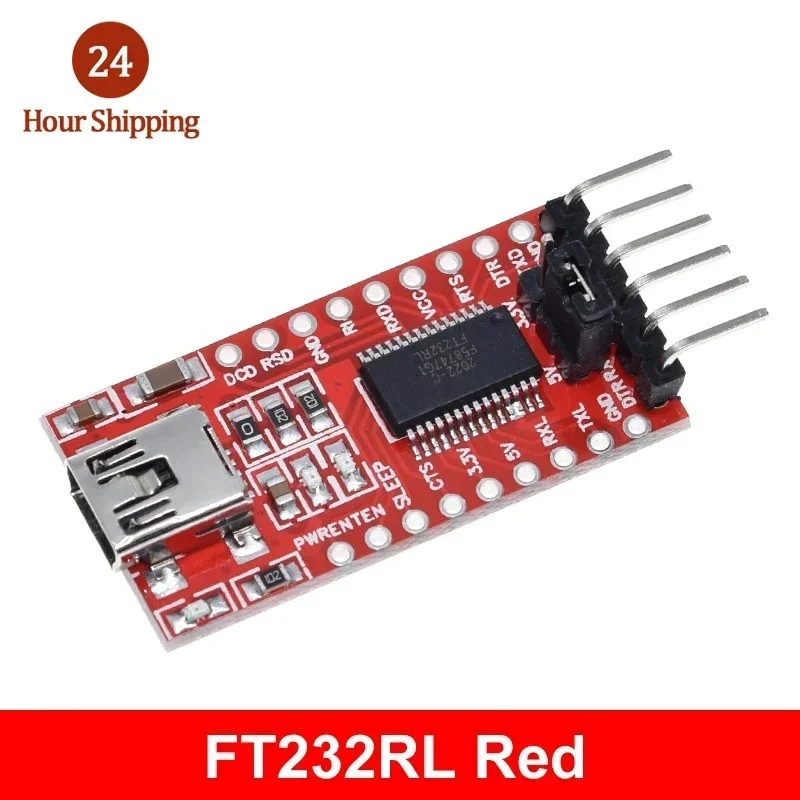 FT232BL FT232RL Basic Breakout Board FTDI FT232 USB TO TTL 5V 3.3V Debugger Download Cable To Serial Adapter Module For Arduino