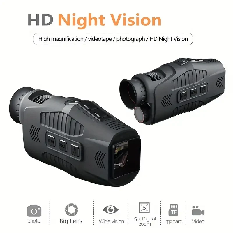 

4K Monocular Infrared Night Vision Device HD Camera Outdoor Day Night Digital Telescope Hunting Tactical Accessories 200-300m