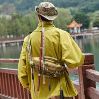 Fishing Lure Bag Waist Chest Backpack Tactical Molle Fanny Pack Waterproof Multifunctional Travel Hunting Bag For Men