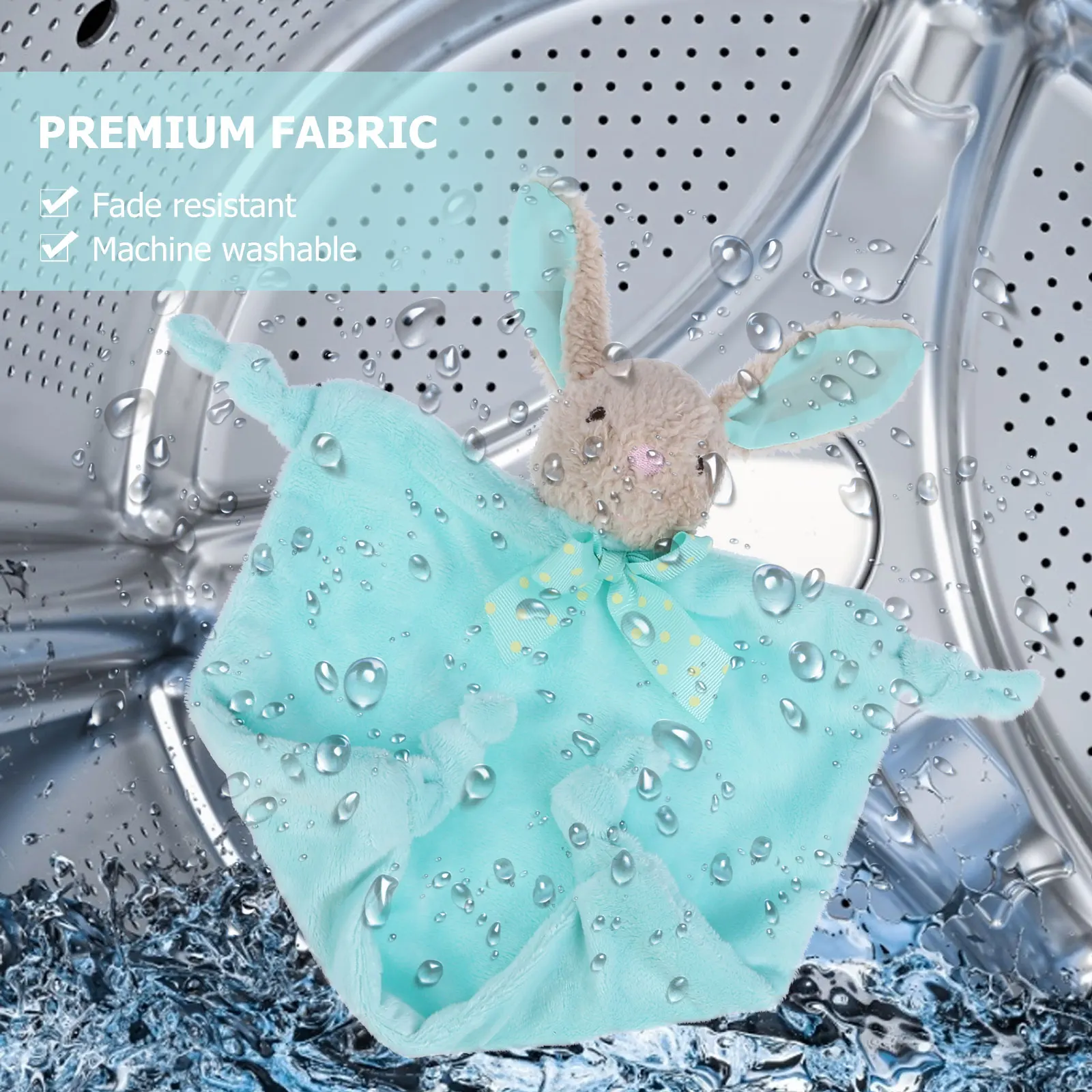 

Crystal Velvet Soothing Towel Bunny Lovey Rabbit Toy Baby Blanket Animal Material Infant Loveys