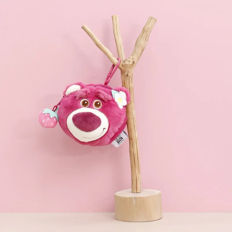 ديزني الكثير-o'-Huggin' الدب ألعاب من نسيج مخملي الكرتون تمثال محفظة نسائية للعملات المعدنية سحر تخزين سعة كبيرة عيد ميلاد/هدية عيد الميلاد