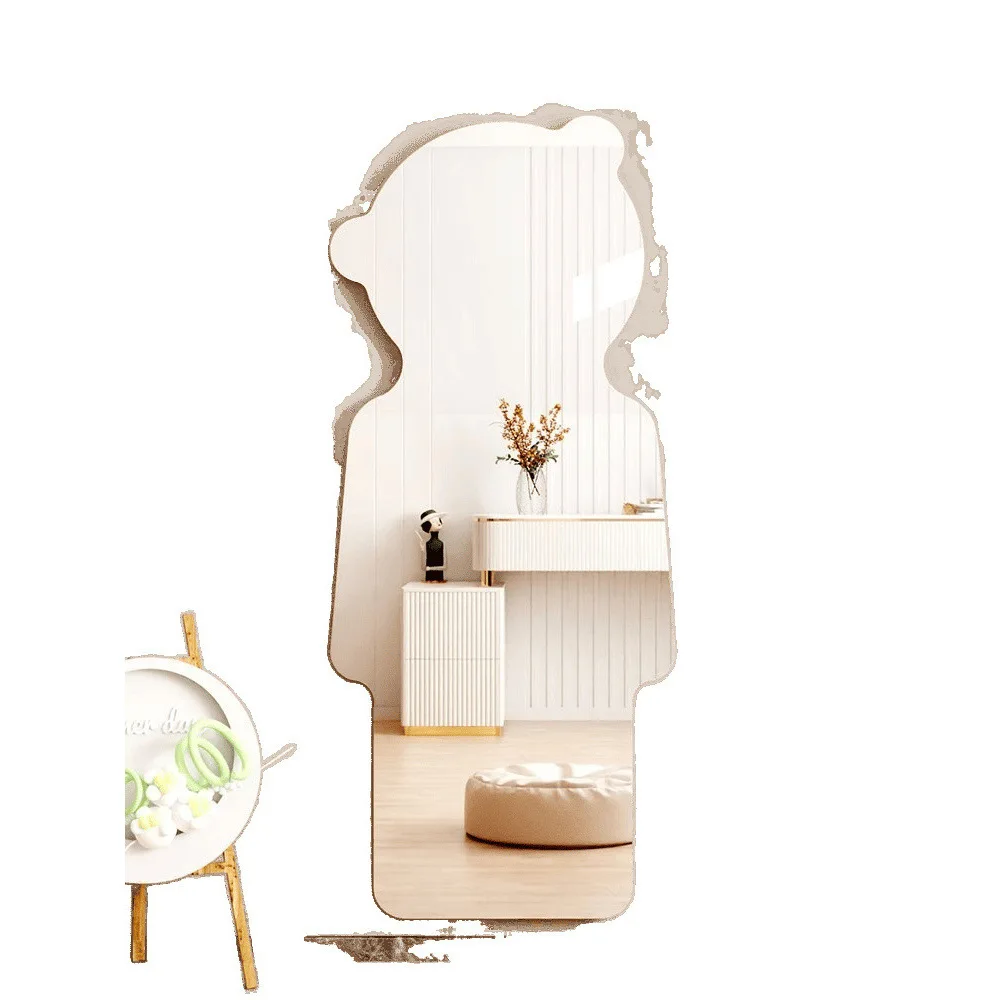 

Irregular special-shaped full-body soft mirror, wall-attached self-adhesive acrylic kindergarten fitting mirror