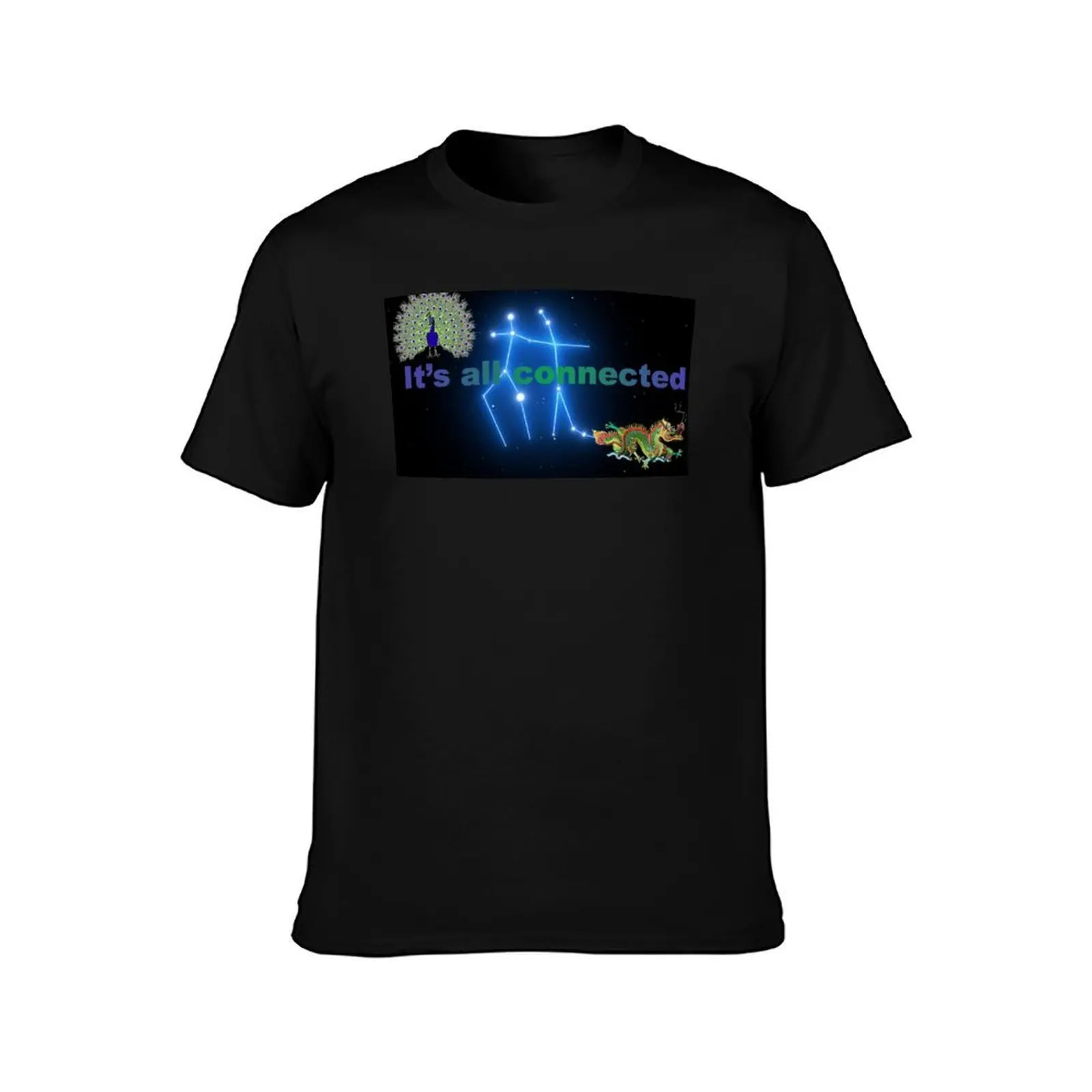 It's all connected, manifest flight 828 T-Shirt, Summer Casual Cotton Tee, Oversized Streetwear Tops, Vintage Graphic Print