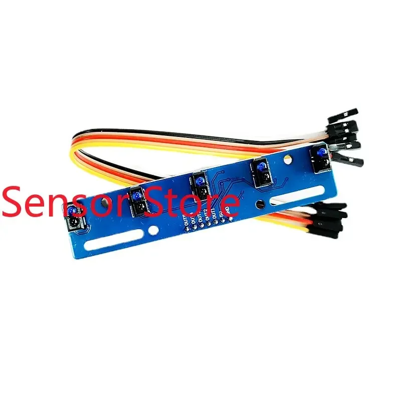 5PCS 5-way Black And White Line Recognition Sensor Module Tracking Intelligent Car/infrared  TCRT5000