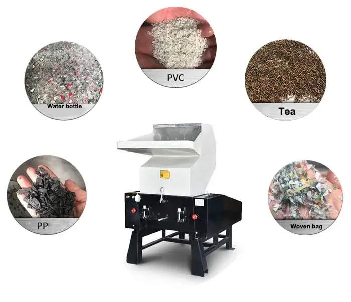 Pengqiang ZILI PQ-ZL500 15HP Recycling Shredder Plastic Fles Verpletterende Machine Plastic Crusher met 550 kg/u