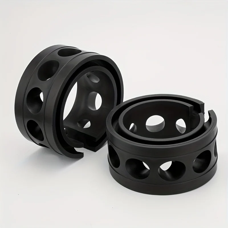 2pcs Set of Universal Motors Rubber Shock Absorbers, Automotive Springs, Chassis Noise Reduction, and Suspension Cushion Pad