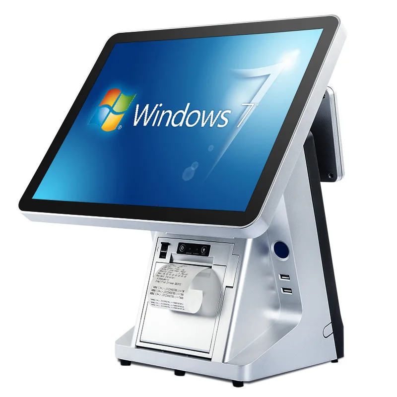 Hot 15'' Windows Cash Register With 58mm Printer Supermarket Touch Screen Cash Register POS System